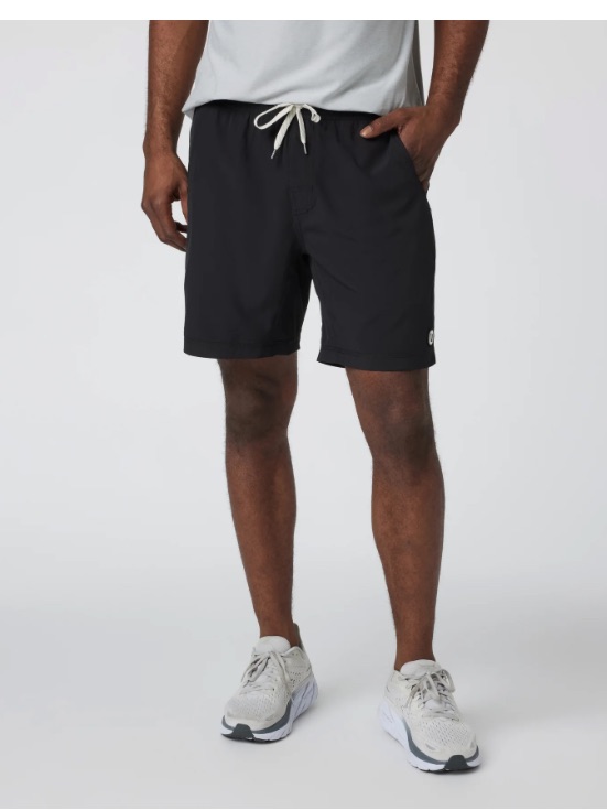 Vuori Men’s Kore Short Unlined 7" - Black Size Xl